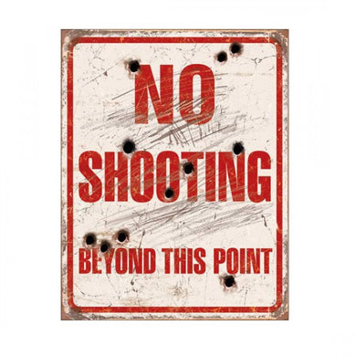 No shooting beyond this point